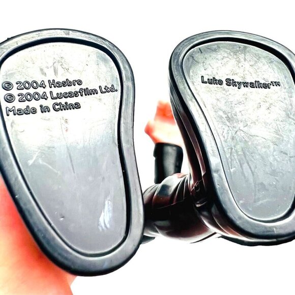 Hasbro Playskool 2004 Luke Sky Walker Darth Vader Action Figures Vintage 9" - Picture 12 of 13